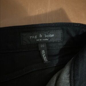 Rag & Bone Classic Black Denim